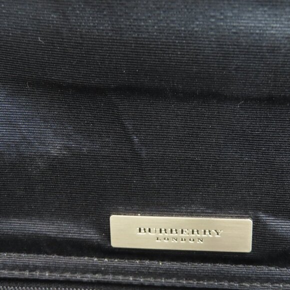 BURBERRY Black Leather Tote Bag - Picture 7 of 11